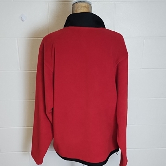 1/4 Zip Soft Fleece Sweatshirt Side Pockets Drawstring Bottom - Picture 3 of 16